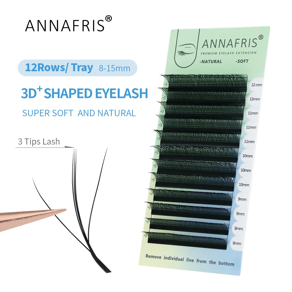 Lash Fan Volume - ANNAFRIS 3D W Three Core Eyelash
