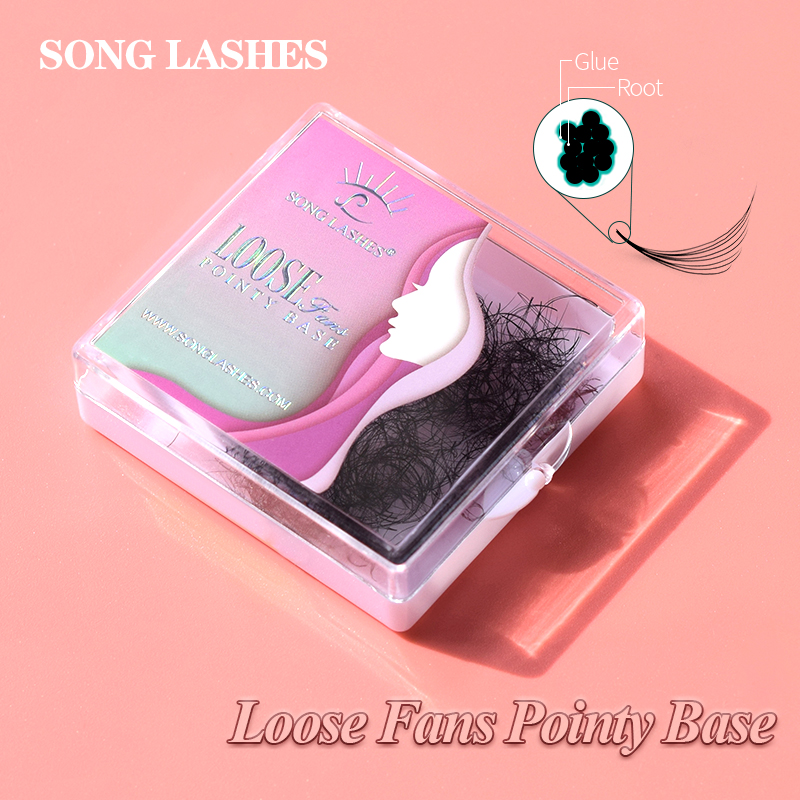 Eyelash Extension Korea - Song lashes Promade Fans 3D-10D07Pointy base