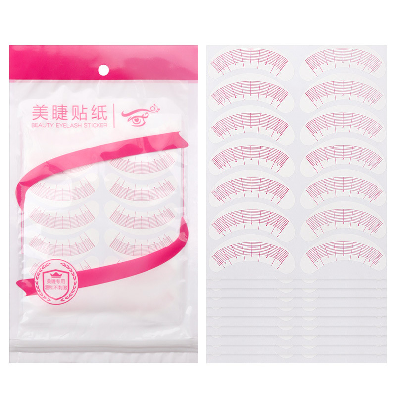Lash Mapping Sticker - 70 Pairs Eyelash Mapping Stickers Under