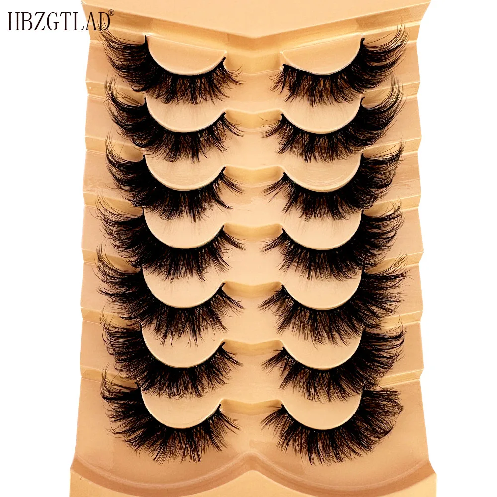 Eyelash Extension Volume Cat Eye - 7pairs Thick Cat Eye Lashes Fluffy