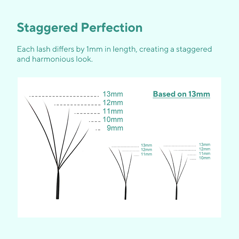 DIYDAY Foxy W-Shaped 3D 4D 5D  - Eyelash Extension Volume Cat Eye review and price