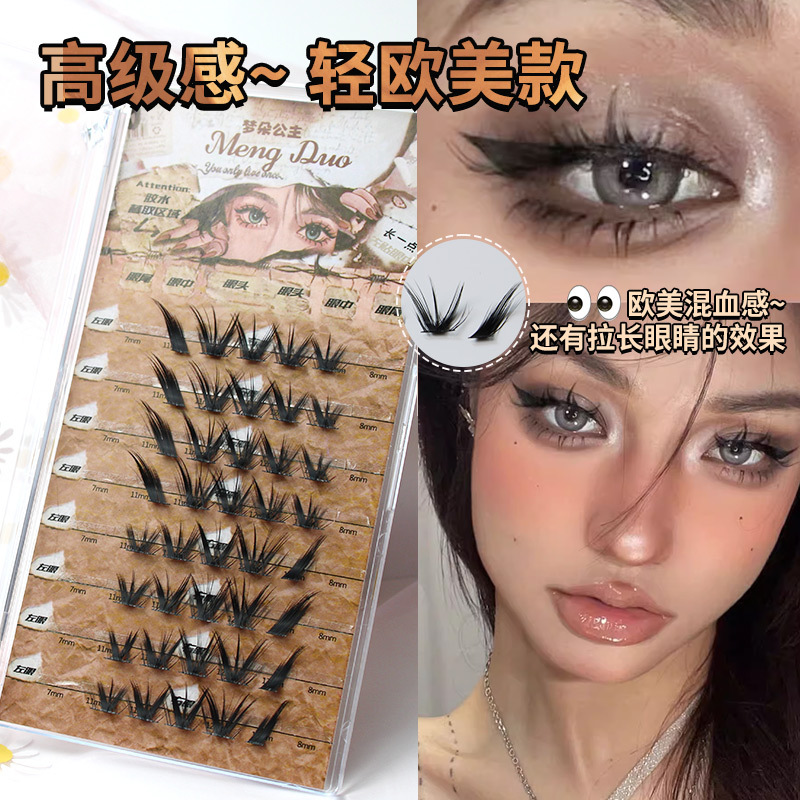 New Cat Eye Mink Eyelashes 3D  - Eyelash Extension Volume Cat Eye review and price