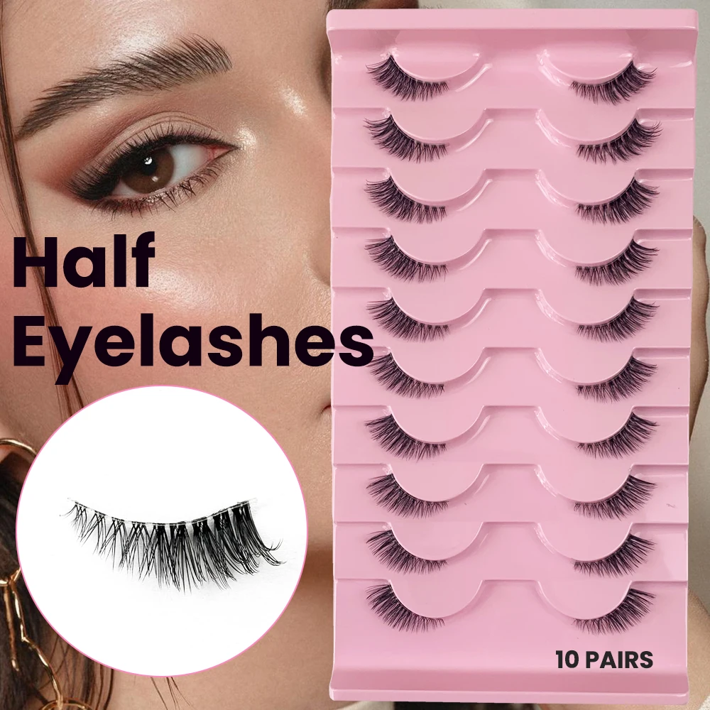 AMSDCN 10 pairs of 3D syntheti - Eyelash Extension Medium review and price