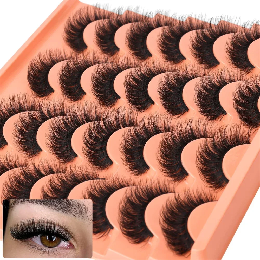 14 Pairs Natural Look Faux Min - Eyelash Extension Volume Cat Eye review and price