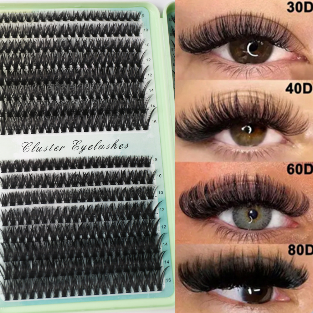 Lashes Cluster DIY Lash Extens - Eyelash Extension Volume Cat Eye review and price