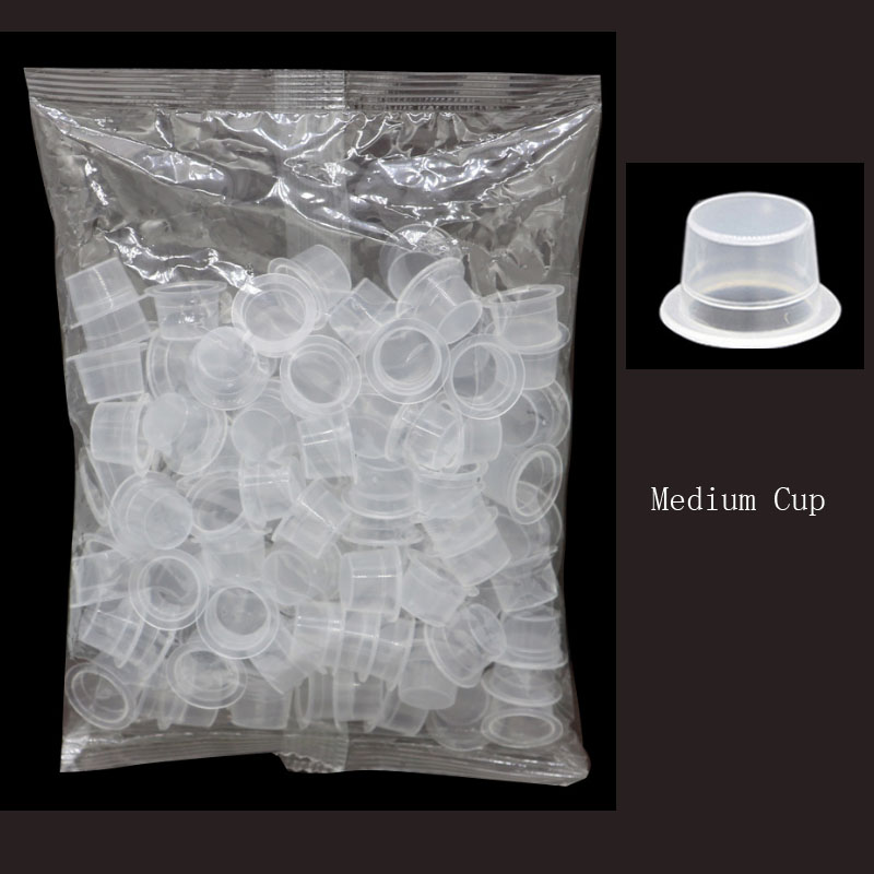 Disposable Tattoo Ink Cups Sma - Eyelash Extension Medium review and price