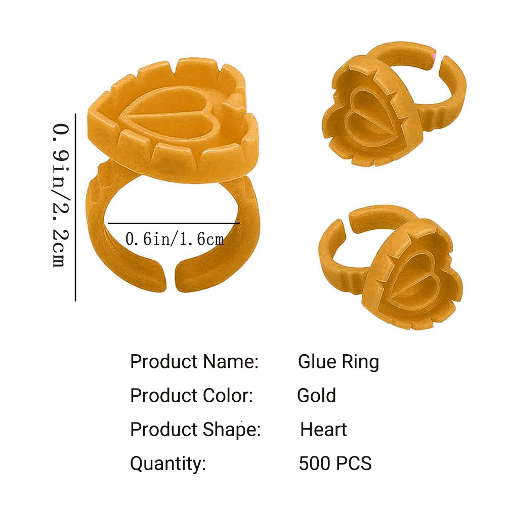 500PCS Glue Rings for Lash Ext - Lash Fan Volume review and price