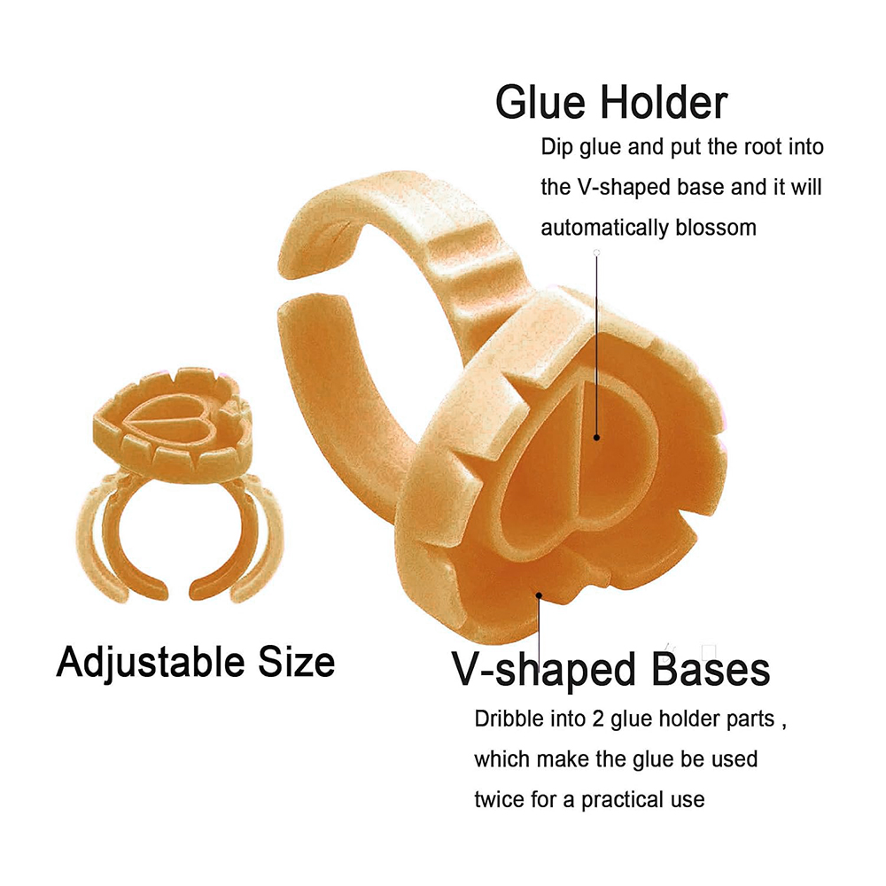 500PCS Glue Rings for Lash Ext - Lash Fan Volume review and price
