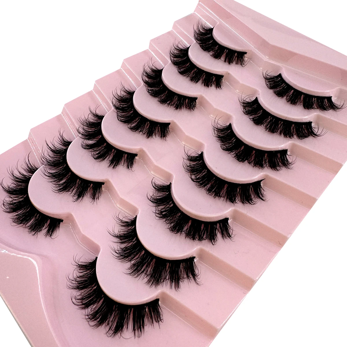 AMSDCN 7 Pairs Fluffy Cat Eye  - Eyelash Extension Volume Cat Eye review and price