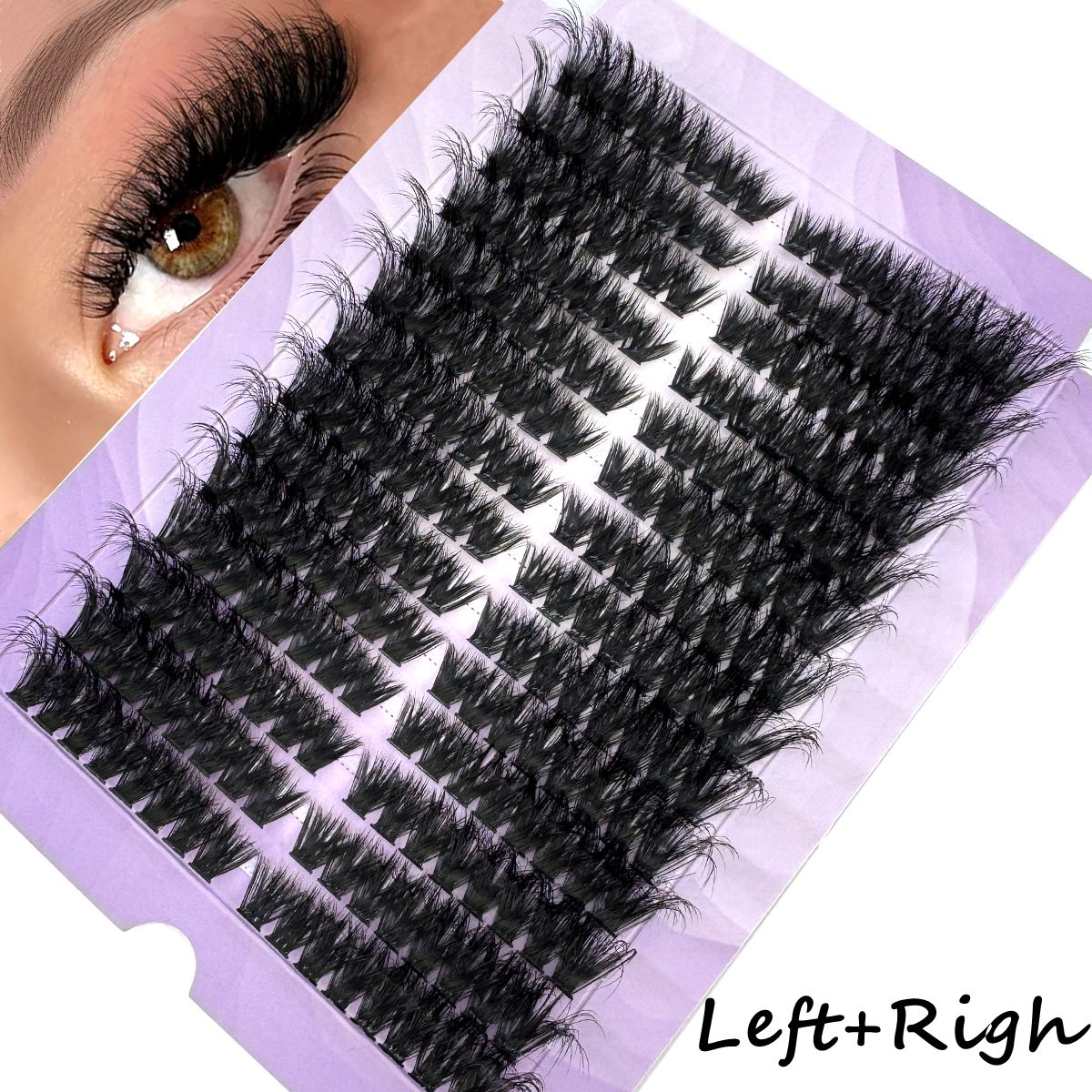 14Rows50D-100D Fluffy Lash Clu - Eyelash Extension Volume Cat Eye review and price