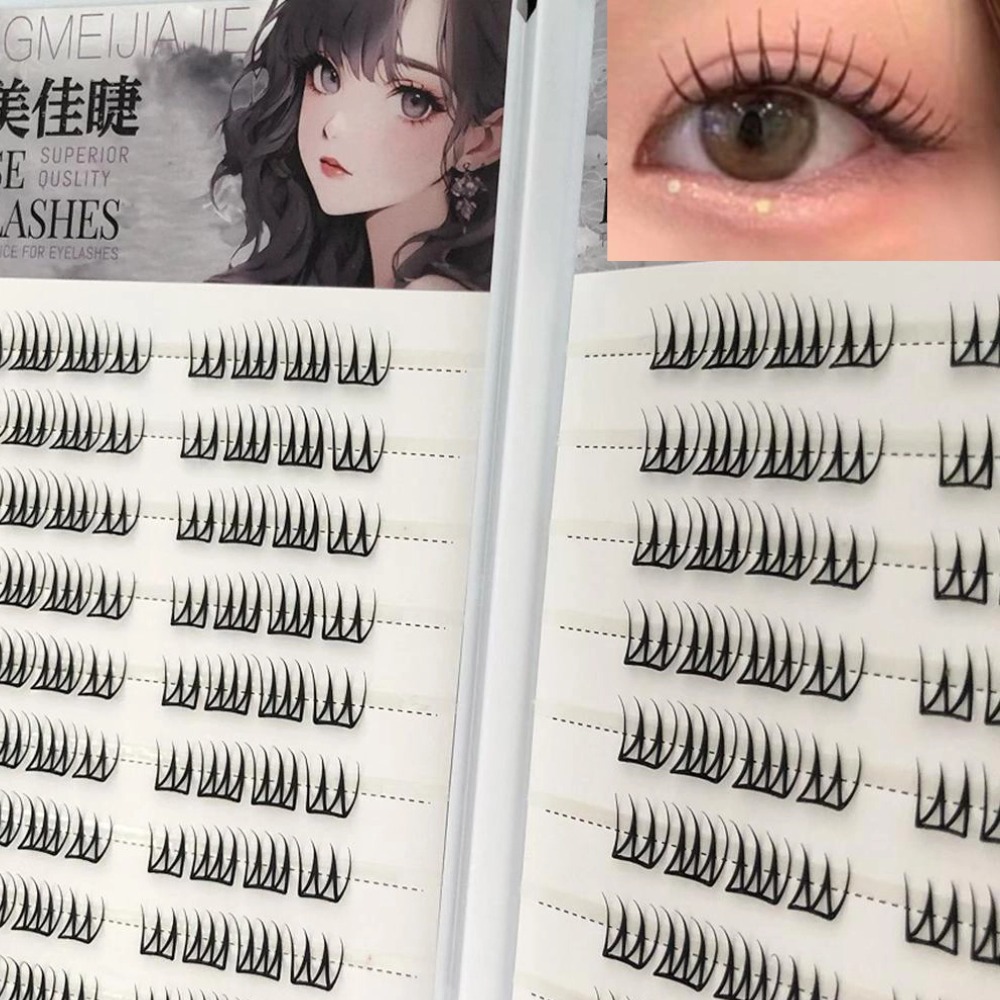 U Shape Glue-free False Eyelas - Eyelash Extension Korea review and price
