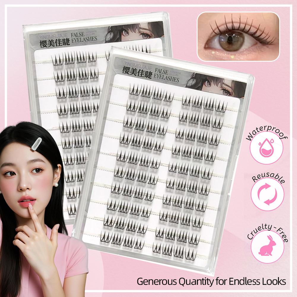 U Shape Glue-free False Eyelas - Eyelash Extension Korea review and price
