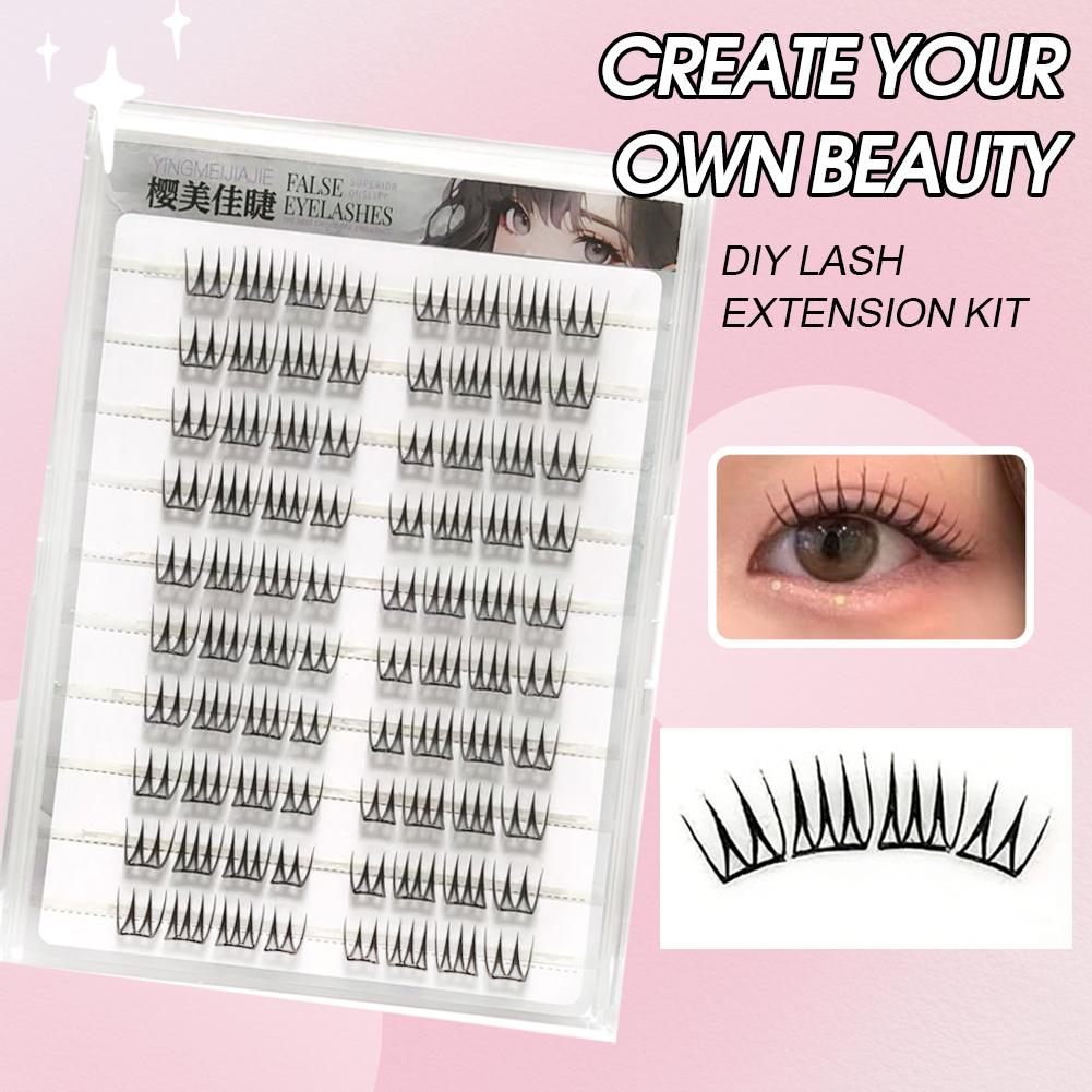 U Shape Glue-free False Eyelas - Eyelash Extension Korea review and price