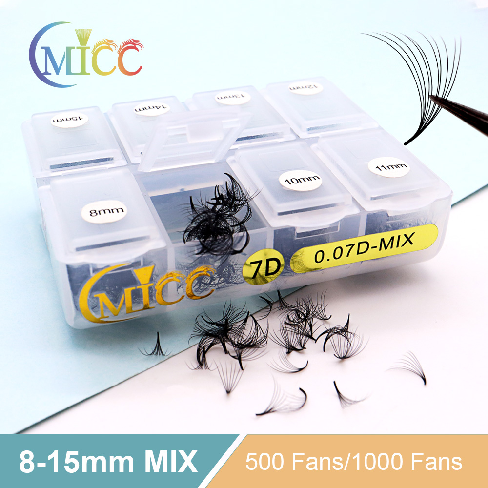 Cmicc 500/1000Fans Mixed Lengt - Eyelash Extension Medium review and price