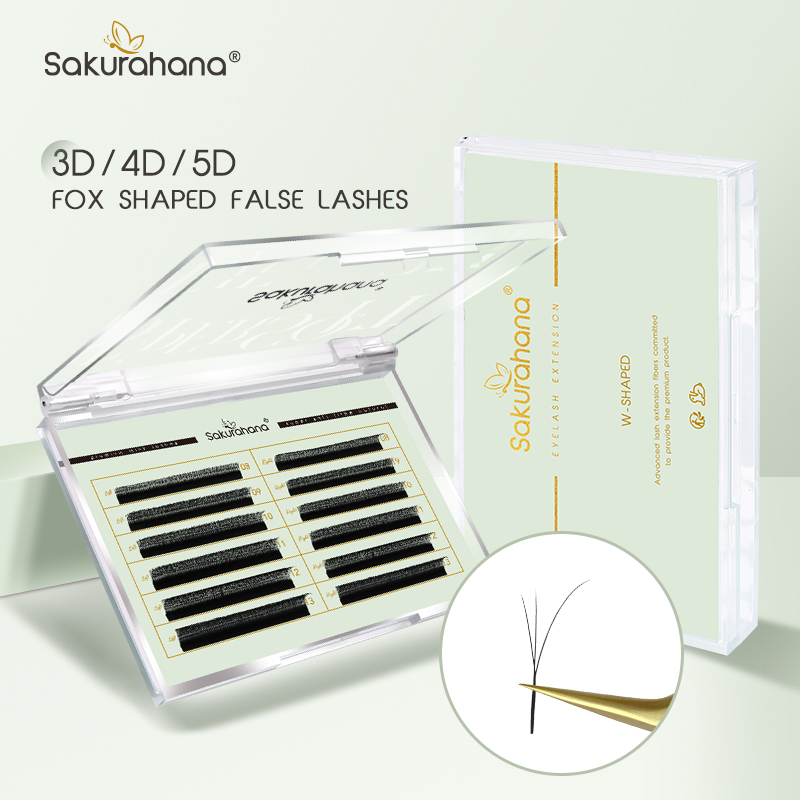 SAKURAHANA Fox 3D 4D 5D Shaped - Eyelash Extension Volume Cat Eye review and price