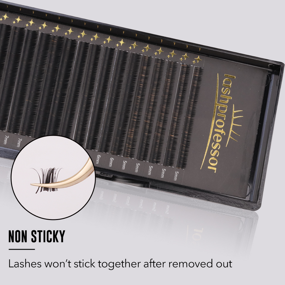 Lashprofessor Faux Mink Black  - Eyelash Extension Korea review and price