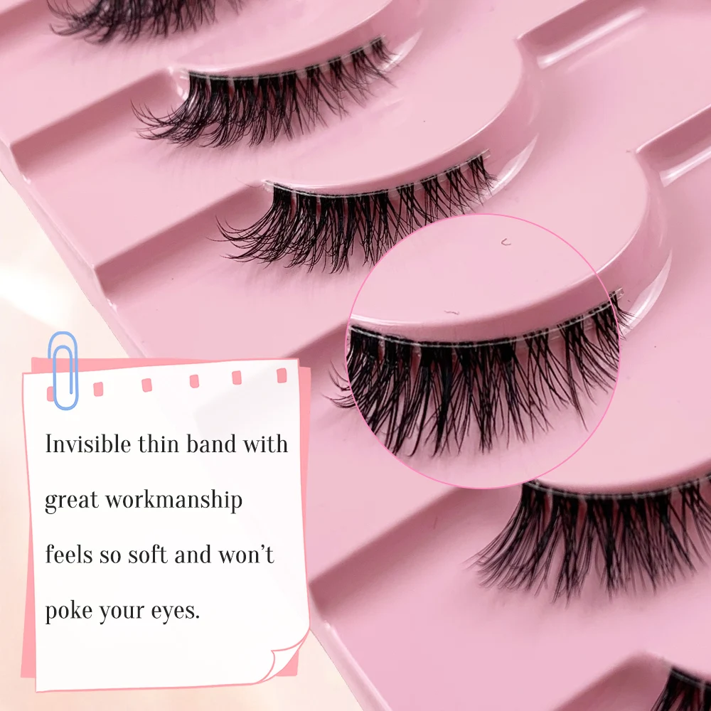 AMSDCN 10 pairs of 3D syntheti - Eyelash Extension Medium review and price