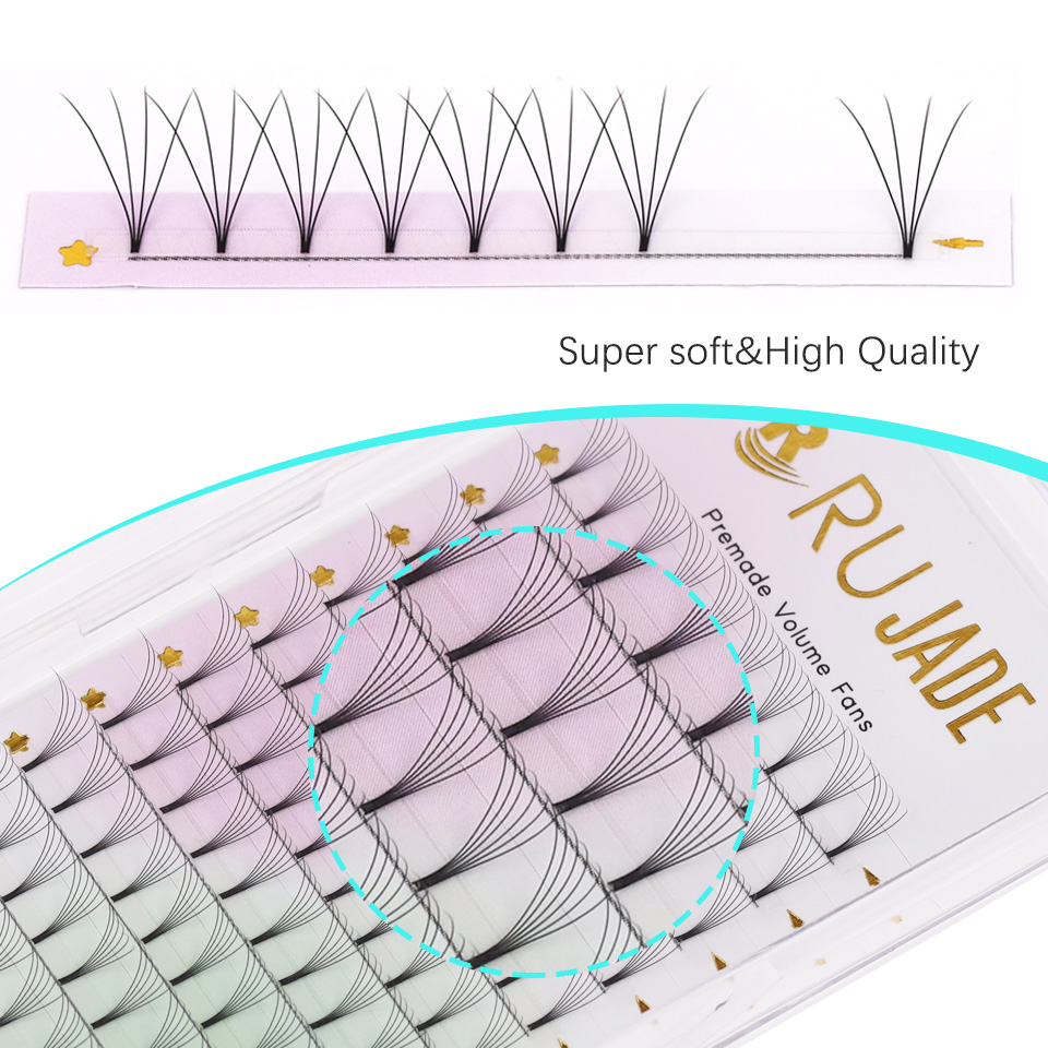 Rujade Premade Volume Fans Sho - Eyelash Extension Korea review and price