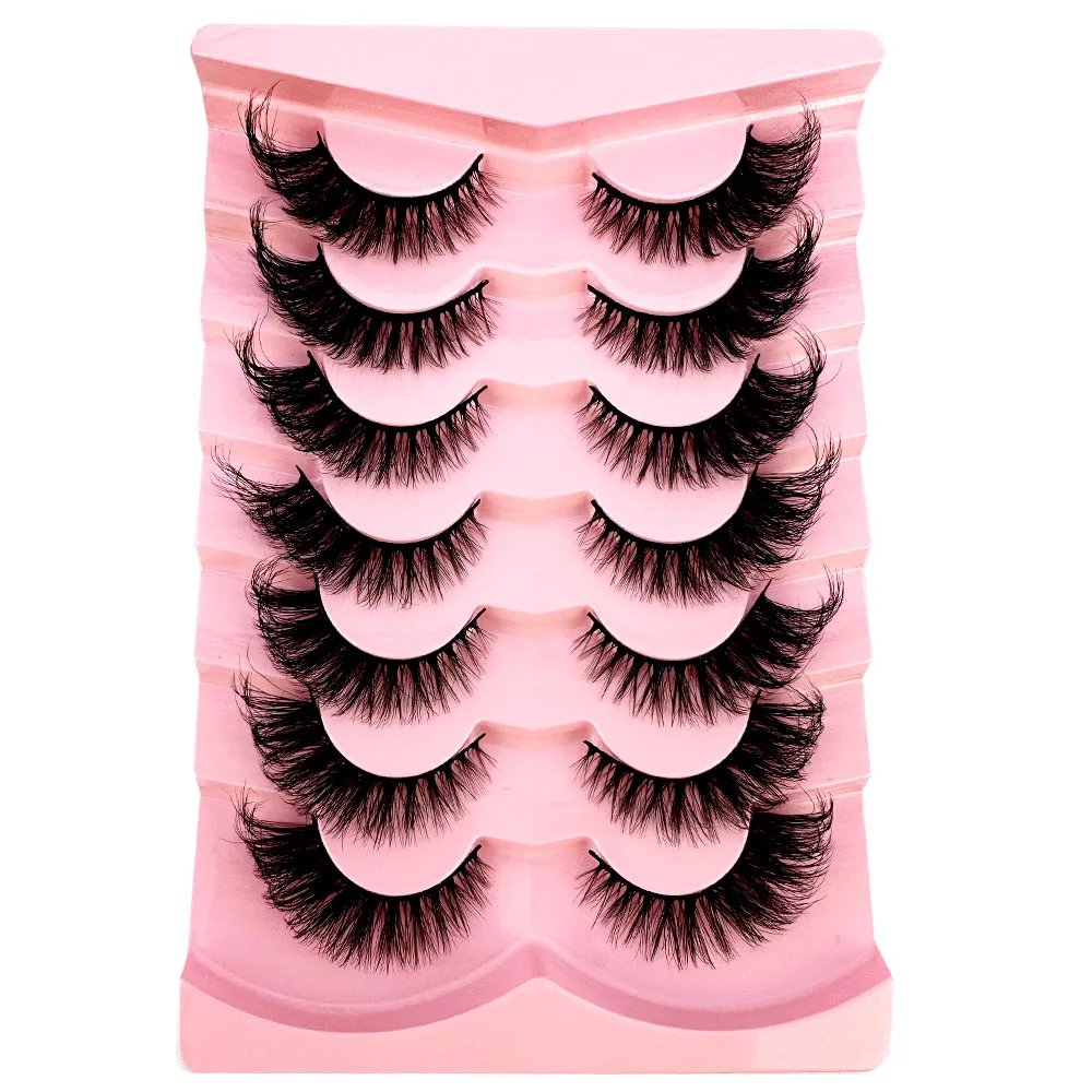 7pairs Thick Cat Eye Lashes Fl - Eyelash Extension Volume Cat Eye review and price